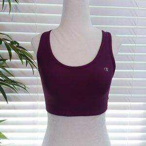 Champion Plum Purple Racerback Sports Bra